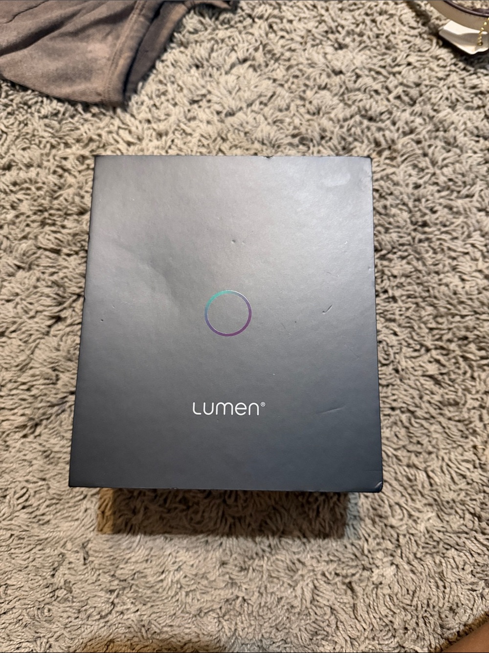 Lumen Smart Health Device Box - Black with Iridescent Logo